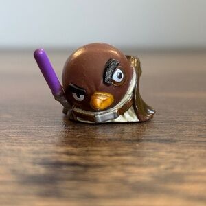 ANGRY BIRDS Star Wars 2 MACE WINDU Mini Telepod Toy Figure QR CODE Cake Topper